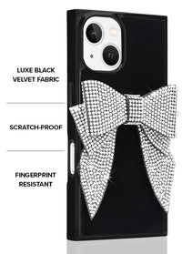 ["Black", "Velvet", "Bow", "Brilliance", "SQUARE", "iPhone", "Case", "#iPhone", "16e/14/13,iPhone", "15,iPhone", "15", "Plus"]
