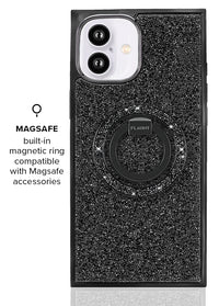 ["Black", "Crystal", "Elegance", "SQUARE", "iPhone", "Case", "#iPhone", "16", "+", "MagSafe,iPhone", "16", "Plus", "+", "MagSafe"]