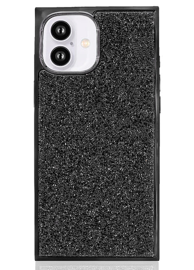 Elite Collection - SQUARE® Black Crystal Elegance iPhone Case