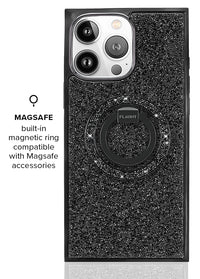 ["Black", "Crystal", "Elegance", "SQUARE", "iPhone", "Case", "#iPhone", "16", "Pro", "Max", "+", "MagSafe,iPhone", "16", "Pro", "+", "MagSafe"]
