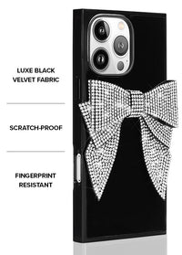 ["Black", "Velvet", "Bow", "Brilliance", "SQUARE", "iPhone", "Case", "#iPhone", "16", "Pro", "Max,", "iPhone", "16", "Pro"]