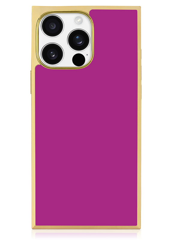 Elite Collection - SQUARE® Gilded Fuchsia iPhone Case