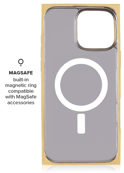 Gilded Fuchsia SQUARE iPhone Case #iPhone 16 Pro Max + MagSafe,iPhone 16 Pro + MagSafe