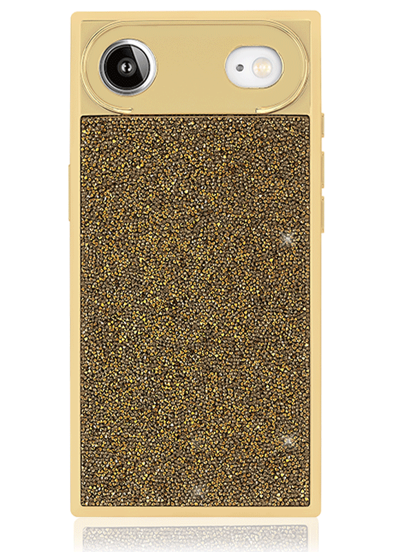 Elite Collection - SQUARE® Gold Crystal Elegance iPhone Case