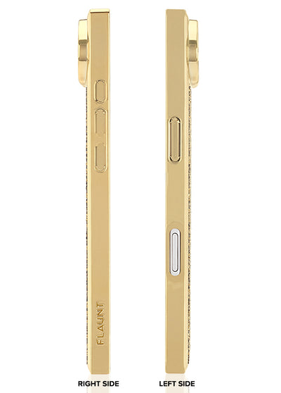 Gold Crystal Elegance SQUARE iPhone Case #iPhone Air + MagSafe