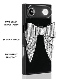 ["Black", "Velvet", "Bow", "Brilliance", "SQUARE", "iPhone", "Case", "#iPhone", "Air"]