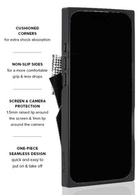 ["Black", "Velvet", "Bow", "Brilliance", "SQUARE", "iPhone", "Case", "#iPhone", "Air"]