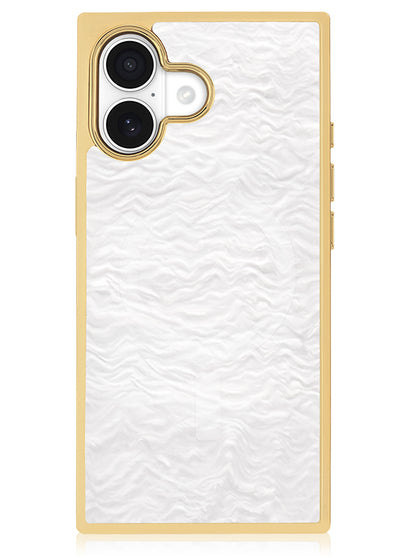Elite Collection - SQUARE® Gilded Pearl Elegance iPhone Case