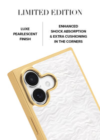 ["Gilded", "Pearl", "Elegance", "SQUARE", "iPhone", "Case", "#iPhone", "17", "+", "MagSafe"]