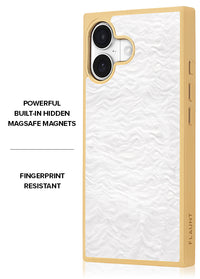 ["Gilded", "Pearl", "Elegance", "SQUARE", "iPhone", "Case", "#iPhone", "17", "+", "MagSafe"]
