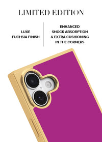 ["Gilded", "Fuchsia", "SQUARE", "iPhone", "Case", "#iPhone", "17", "+", "MagSafe"]