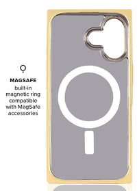 ["Gold", "Checkered", "Mother", "of", "Pearl", "SQUARE", "iPhone", "Case", "#iPhone", "17", "+", "MagSafe"]