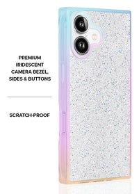 ["Iridescent", "Crystal", "Elegance", "SQUARE", "iPhone", "Case", "#iPhone", "17", "+", "MagSafe"]