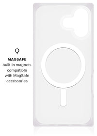 ["White", "Polka", "Dot", "SQUARE", "iPhone", "Case", "#iPhone", "17", "+", "MagSafe"]