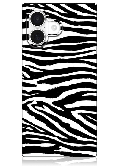 Zebra SQUARE iPhone Case #iPhone 17 + MagSafe