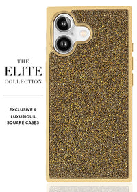 ["Gold", "Crystal", "Elegance", "SQUARE", "iPhone", "Case", "#iPhone", "17", "+", "MagSafe"]
