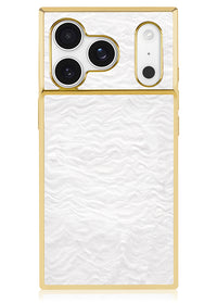 ["Gilded", "Pearl", "Elegance", "SQUARE", "iPhone", "Case", "#iPhone", "17", "Pro", "+", "MagSafe"]
