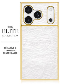 ["Gilded", "Pearl", "Elegance", "SQUARE", "iPhone", "Case", "#iPhone", "17", "Pro", "+", "MagSafe"]