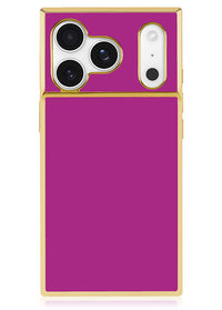 ["Gilded", "Fuchsia", "SQUARE", "iPhone", "Case", "#iPhone", "17", "Pro", "+", "MagSafe"]