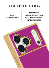["Gilded", "Fuchsia", "SQUARE", "iPhone", "Case", "#iPhone", "17", "Pro", "+", "MagSafe"]