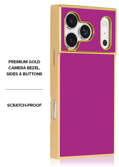 Gilded Fuchsia SQUARE iPhone Case #iPhone 17 Pro + MagSafe