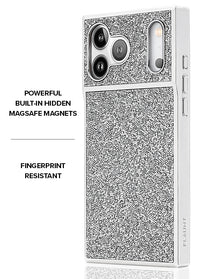 ["SQUARE®", "Silver", "Crystal", "Elegance", "iPhone", "Case", "#iPhone", "17", "Pro", "+", "MagSafe,iPhone", "17", "Pro", "Max", "+", "MagSafe"]