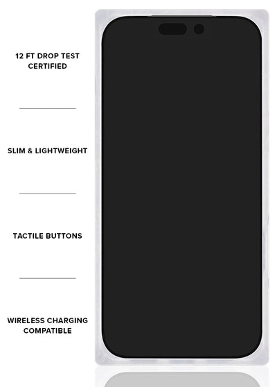 SQUARE® Blue & White Oxford Stripe iPhone Case