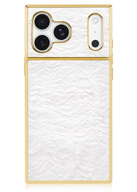 ["Gilded", "Pearl", "Elegance", "SQUARE", "iPhone", "Case", "#iPhone", "17", "Pro", "Max", "+", "MagSafe"]