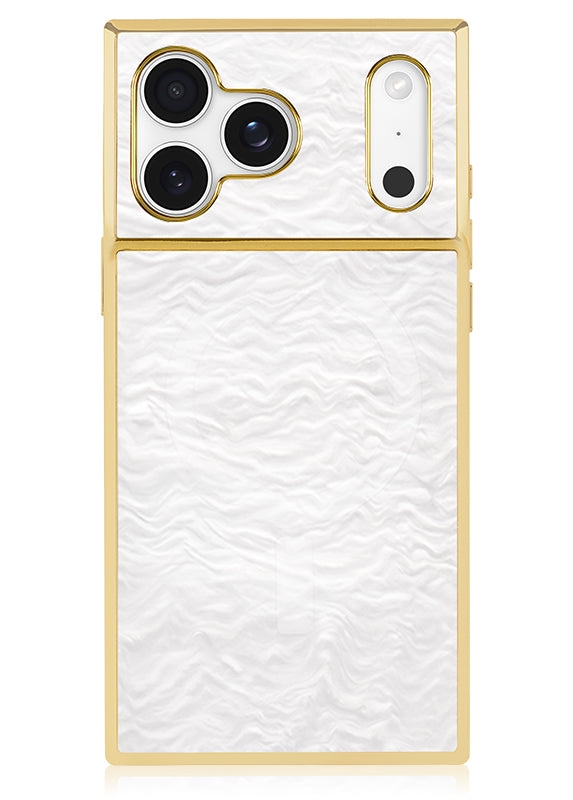 Square Pixel Pattern Pearl iPhone Cases - FLAUNT Cases