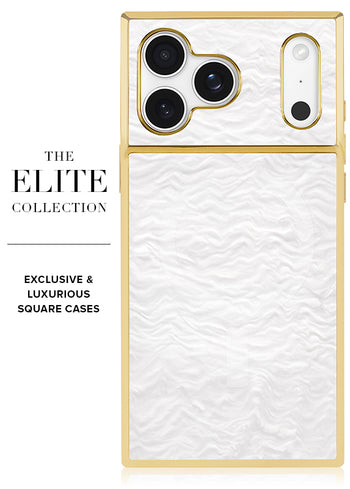 Elite Collection - SQUARE® Gilded Pearl iPhone Case