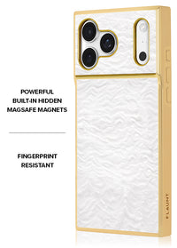 ["Gilded", "Pearl", "Elegance", "SQUARE", "iPhone", "Case", "#iPhone", "17", "Pro", "Max", "+", "MagSafe"]