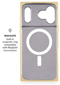 ["Gilded", "Fuchsia", "SQUARE", "iPhone", "Case", "#iPhone", "17", "Pro", "Max", "+", "MagSafe"]