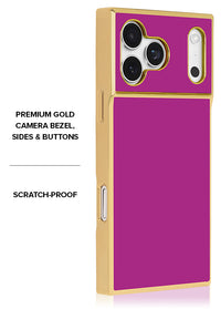 ["Gilded", "Fuchsia", "SQUARE", "iPhone", "Case", "#iPhone", "17", "Pro", "Max", "+", "MagSafe"]