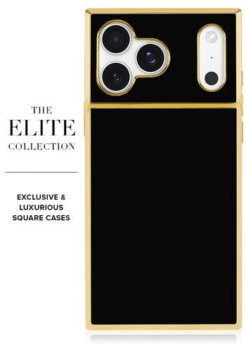 Elite Collection - SQUARE® Gilded Onyx iPhone Case