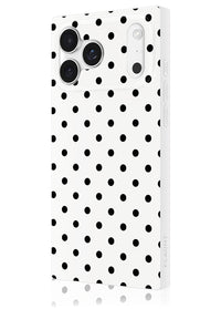 ["White", "Polka", "Dot", "SQUARE", "iPhone", "Case", "#iPhone", "17", "Pro", "Max", "+", "MagSafe"]