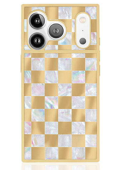 Elite Collection - Gold Checkered Mother of Pearl Bundle Set