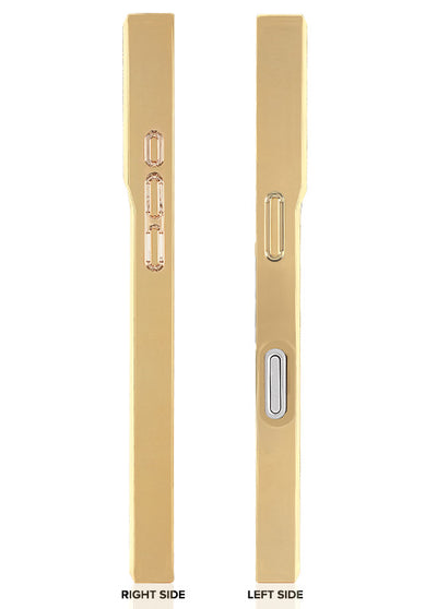 Gold Checkered Mother of Pearl SQUARE iPhone Case #iPhone 18 Pro Max + MagSafe, iPhone 18 Pro + MagSafe
