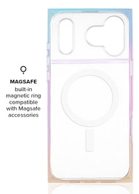 ["Iridescent", "Crystal", "Elegance", "SQUARE", "iPhone", "Case", "#iPhone", "17", "Pro", "Max", "+", "MagSafe"]