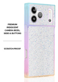 ["Iridescent", "Crystal", "Elegance", "SQUARE", "iPhone", "Case", "#iPhone", "17", "Pro", "Max", "+", "MagSafe"]