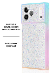 ["Iridescent", "Crystal", "Elegance", "SQUARE", "iPhone", "Case", "#iPhone", "17", "Pro", "Max", "+", "MagSafe"]