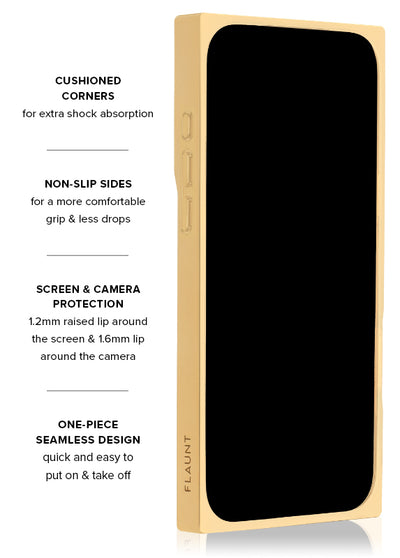 Gilded Onyx Elegance SQUARE iPhone Case #iPhone 18 Pro Max + MagSafe,iPhone 18 Pro + MagSafe
