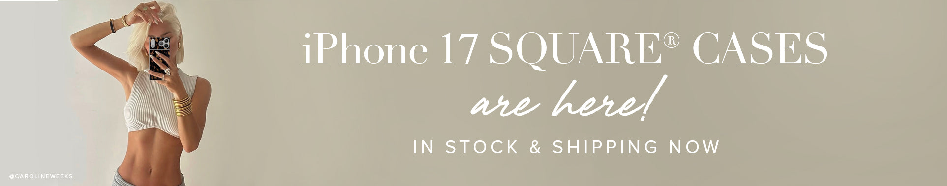 SQUARE® iPhone 17 + MagSafe Cases