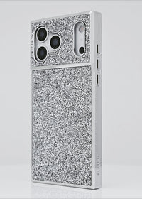 ["Elite", "Collection", "-", "SQUARE®", "Silver", "Crystal", "Elegance", "iPhone", "Case"]