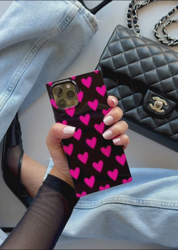 SQUARE Heart iPhone Case - Thumbnail 4