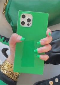 ["Emerald", "Green", "SQUARE", "iPhone", "Case"]