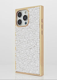 ["Gold", "Metallic", "Embellished", "Pearl", "SQUARE", "Phone", "Case", "#iPhone", "16", "Pro", "Max,iPhone", "16", "Pro"]
