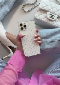 ["SQUARE®", "Iridescent", "Crystal", "Rhinestone", "iPhone", "Case"]