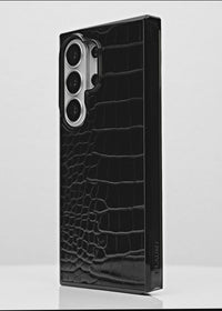 ["SQUARE®", "Black", "Crocodile", "Faux", "Leather", "Galaxy", "Case"]