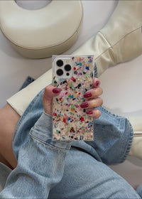 ["SQUARE®", "Rainbow", "Confetti", "Tortoise", "Shell", "iPhone", "Case"]