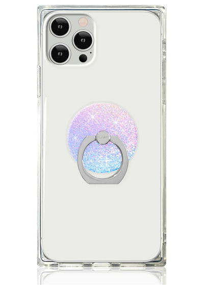 Iridescent Glitter Phone Ring